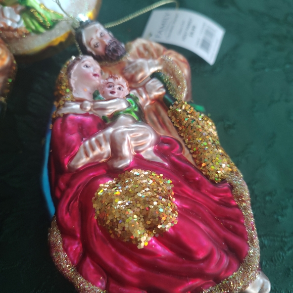 Colorful Christmas Ornaments with Religious Figures pre-owned with tags - Picture 2 of 10